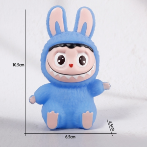 Tượng LABUBU ngồi-MÀU XANH DƯƠNG.
