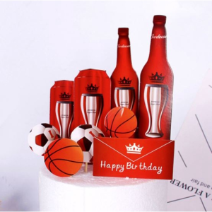 SET 10 Bộ cắm GIẤY bia đỏ