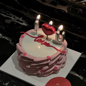 Nến I ❤️ U (vỉ)