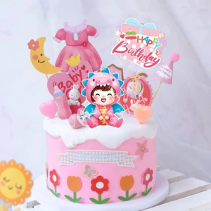 Combo 2 set giấy-Em bé RỒNG và váy HỒNG.