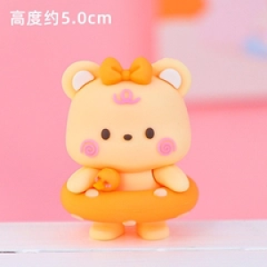 Tượng Gấu đeo phao (nhựa đẹp)