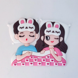 Tượng nhựa dẻo-đôi nam nữ nằm ngủ
