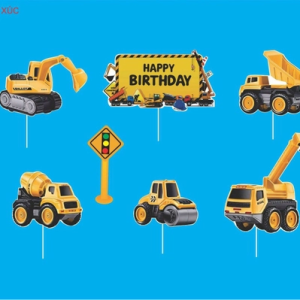 Set giấy HD- xe công trình và biển báo
