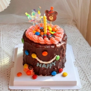 Set 60 bảng giấy HPBD - gấu nâu.
