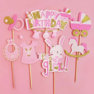 CAM-Set giấy IT IS GIRL -THỎ HỒNG (loại 1)-xả kho.