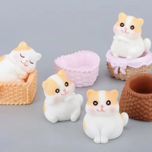 Set 4 MÈO nhựa.