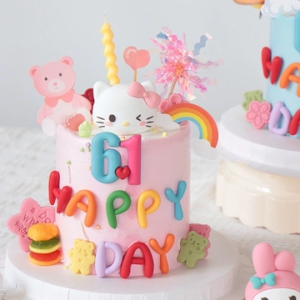 Tượng silicon - Mèo kitty 3D.