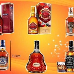 Set chai rượu giấy. K27