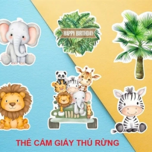 Set giấy SỞ THÚ HD.