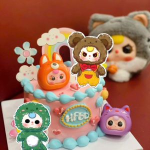 Combo 18 thẻ cắm giấy Baby three mix mẫu9814.
