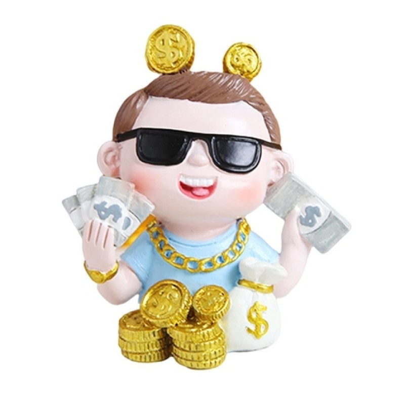 Tượng QUÝ ÔNG TỶ PHÚ (nhựa)