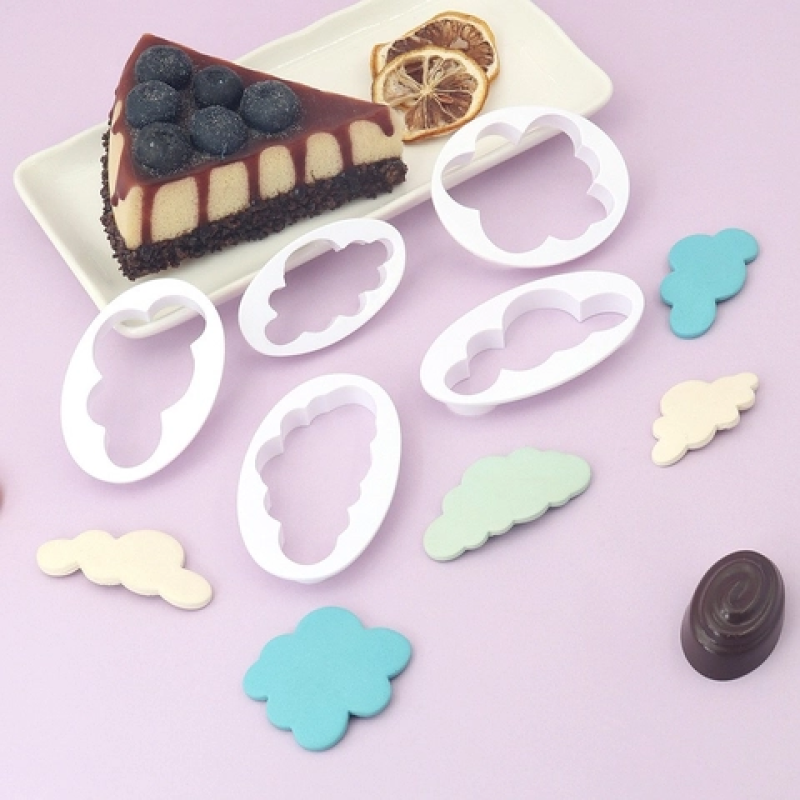 Set 5 khuôn nhấn -hình đám mây