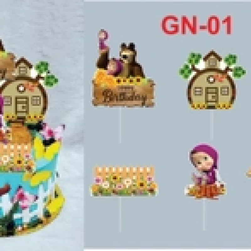 Set giấy Gấu và em bé tím HD.