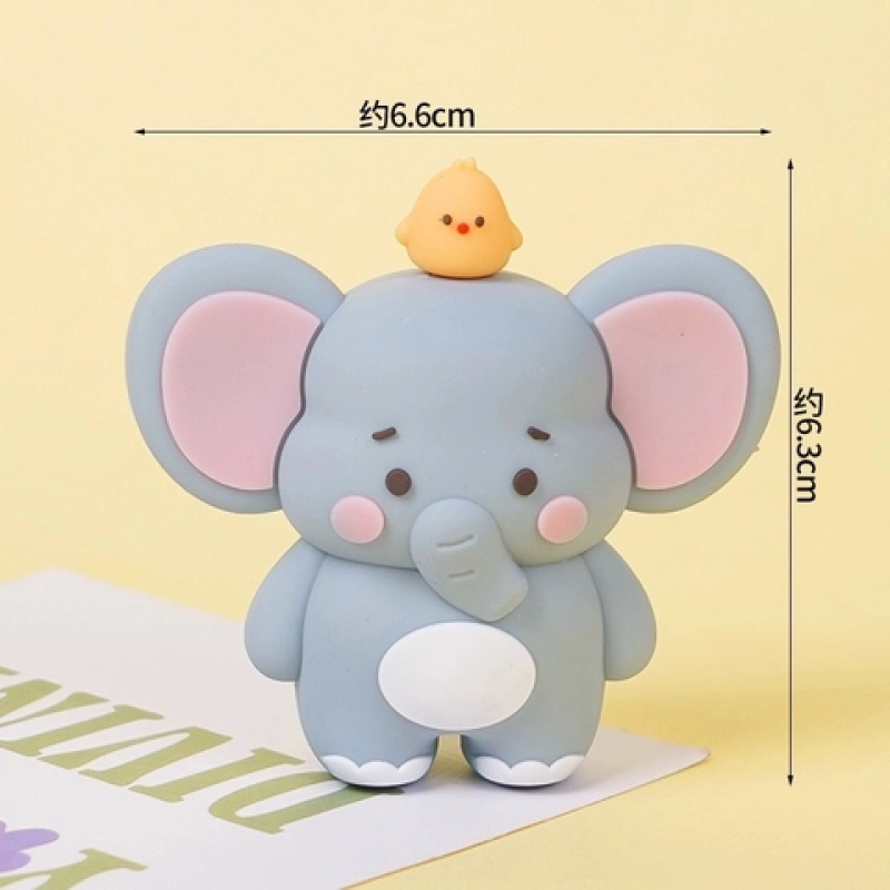 Tượng silicon - Voi con