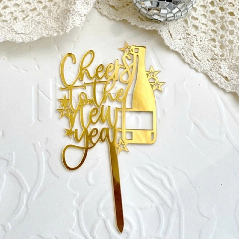 Set 10 mica cheer to the new year -VÀNG